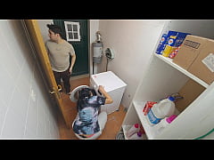  - Fucking Latina Maid on the Laundry Machine