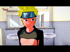  - Naruto Yaoi Hentai 3D - Kiba x Naruto in a public To. First Time. Handjob, blowjob and Anal with multiple cums