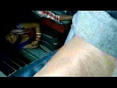  - Hot Bengali Aunty Exposing Boobs Through Black Bra In Train