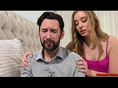  - Horny teen Haley Reed seducing her stepdad with her hot young body