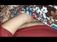  - My stepsister massages my legs, and I secretly masturbate under the blanket from her - Lesbian Illusion Girls