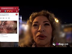  - PUBLIC EXHIBITION for an astounding blonde Colombian Latina