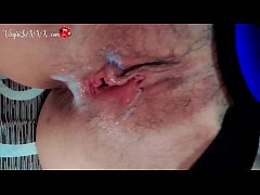  - Guy Pussy Licking And Missionary Fuck Babe with Strapon and Cum on Pussy