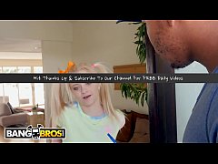  - BANGBROS - Tiny Blonde Riley Star Almost Gets Split In Half By Ricky Johnson
