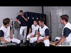  - (Johnny Rapid) Shoots His Load While Getting Double Penetrated In An Orgy With His Coach (Andrew Stark) - Men