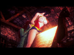  - Wonder Woman slaved and fucked (Part II) with Poison Ivy, Harley Quinn and The Joker