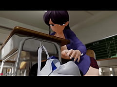  - Komi-san breast and cock expansion