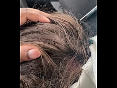  - Her boyfriend doesn’t know she’s getting facefucked on the road