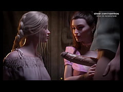  - Innocent Virgin Hot Blonde 18yo Step Sister Babe Gets Her Young Pussy Fingered And Gives Step Brother's Big Cock A Blowjob | Symphony of the Serpent | Taboo Hentai Game | Part #2