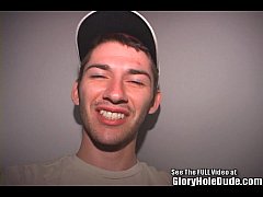  - Hottie Jock Sucks Glory Hole Cock!