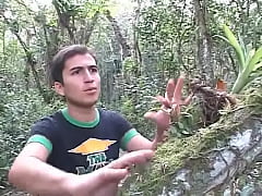  - Two friends hang out in the park before they ass fuck each other