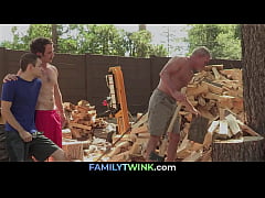  - FamilyTwink - Boy Learning the Hard Work from his Step Parents