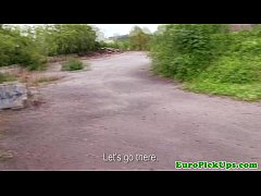  - Pulled blonde flashing her big nipples