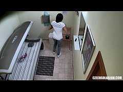  - Brunette Teen Fingering Pussy