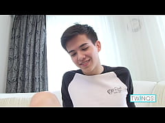  - Skinny Brunette Teen Xander Plays With His Lovehole And Jerks Off!