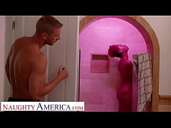  - Naughty America - Lacey London Fucks her friend's dad in the shower!