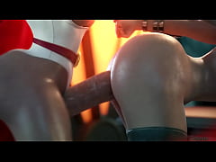  - Catwoman fucked by Supergirl Futa