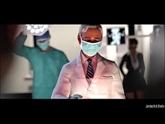  - Big dick fucks busty brunette!