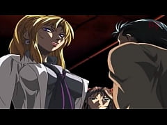  - blonde girl riding very rich with a teacher