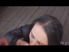  - Gifted slut Black Lynn loves risky public quickies and cum on her ass