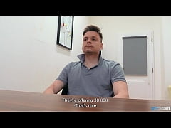  - A Guy Wants A Job So Bad That He Sits On The Recruiter's Cock To Get It Without Any Second Thoughts - BigStr