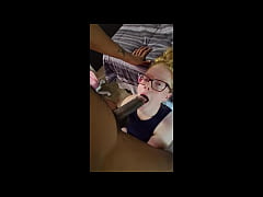  - Snow bunny cheats and gets an intense shaking Anal orgasm from BBC Jungle Bunny (part-1)