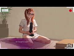  - MILA AI &num;20 &bull; Big&comma; black dildo deep inside her tight&comma; gushing wet pussy