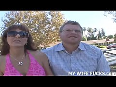  - Thank you for letting me ride his big cock honey