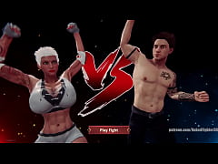 - Broadzilla VS Gigi &lpar;Naked Fighter 3D&rpar;