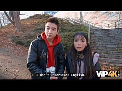  - VIP4K. Kawaii tourist Sakura sucks stranger's cock in front of her BF in public