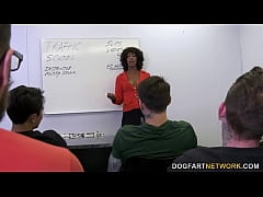  - Misty Stone giving head to 10 guys until they cum