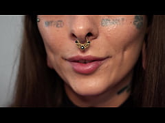  - Tattooed Cyber bitch and Italian FAT cock in her ass