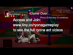  - Hot girl hentai having sex with a clown in sexy porn hentai ryona act gameplay video