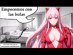  - JOI Hentai Anal con Zero Two, voz española.