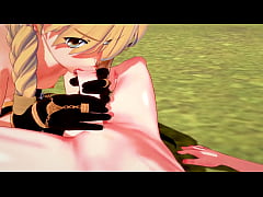  - Genshin Impact Yaoi - Aether sucks Venti's dick and is fucked for him - Japanese Asian Manga anime game porn