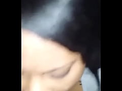  - Black teen with pretty titties wasn't red for cumshot