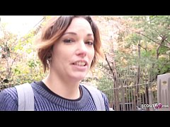  - GERMAN SCOUT - SHORT HAIR BIG CLIT TATTOO MILF SILVIA TALK TO FUCK AT PICK UP CASTING