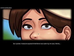  - Summertime Saga By DarkCookie - Big titted MILF Plays with Horny guy in her garden, Hot Sexy Garden MILF