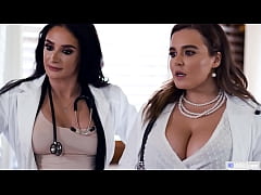  - Step mom Natasha Nice and Sheena Ryder having sex with Nadia Noja