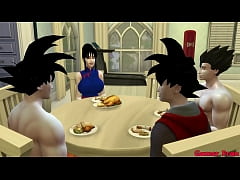  - Dragon Ball Porn Milk Hermosa Esposa Castiga a su Hijo porque es un Pervertido que le Gusta Follarse a su Mama por el Culo todos los Dias Hentai