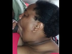  - Getting some morning treatment from the wife