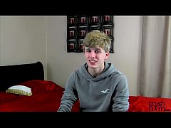  - A twink struggling to get thick cock in his tight smooth ass