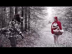  - Little Red Riding Hood fucked on the sweet forest trail