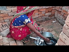  - step sister was sitting in red saree and wearing panty, seeing the opportunity in brother's full ass, fucked in fun,  best hindi sexy video