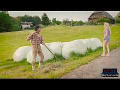  - Blonde ex-wife outdoor forest fuck in this funny video