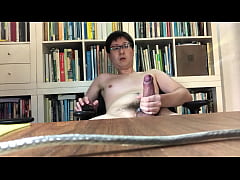  - Big white ropes of cum from Singapore boy's asian cock