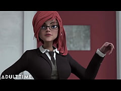  - ADULT TIME - Hentai Sex University Prodigy Dominates Principal's Pussy For His Midterm Exam