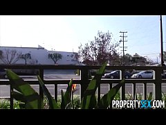  - PropertySex - Young real estate agent with big natural tits Homemade sex