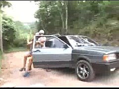  - Sexy Latina fucked by 2 guys