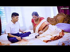  - Desi Indian horny Step grandson fucks Step grandma hard and ejaculates in her mouth &lpar; Hindi Audio &rpar;